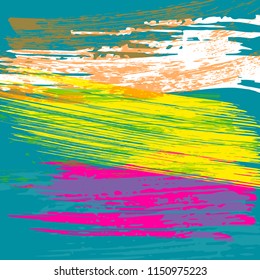 abstract color pattern in graffiti style Quality vector illustration for your design