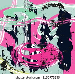 abstract color pattern in graffiti style Quality vector illustration for your design