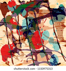 abstract color pattern in graffiti style Quality vector illustration for your design