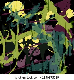 abstract color pattern in graffiti style Quality vector illustration for your design