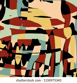 abstract color pattern in graffiti style Quality vector illustration for your design