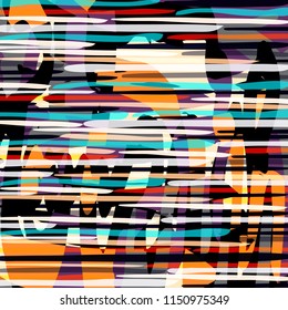 abstract color pattern in graffiti style Quality vector illustration for your design