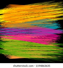 patrón de color abstracto en estilo graffiti. Ilustración vectorial de calidad para su diseño