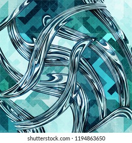 abstract color pattern in graffiti style. Quality vector illustration for your design