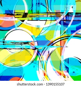abstract color pattern in graffiti style Quality illustration for your design