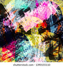 abstract color pattern in graffiti style Quality illustration for your design