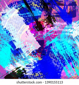 abstract color pattern in graffiti style Quality illustration for your design