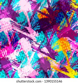 abstract color pattern in graffiti style Quality illustration for your design