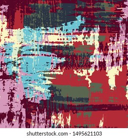 abstract color pattern in graffiti style quality illustration for your design