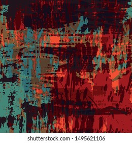 abstract color pattern in graffiti style quality illustration for your design