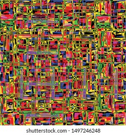 abstract color pattern in graffiti style Quality illustration for your design