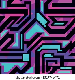 abstract color pattern in graffiti style. Quality vector illustration for your design