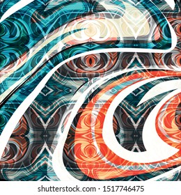 abstract color pattern in graffiti style. Quality vector illustration for your design