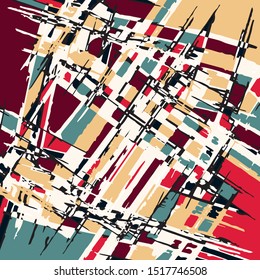 Patrón de color abstracto en estilo de graffiti Ilustración vectorial de calidad para su diseño