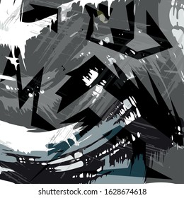 abstract color pattern in graffiti style. Quality vector illustration for your design