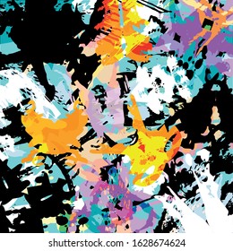 abstract color pattern in graffiti style. Quality vector illustration for your design