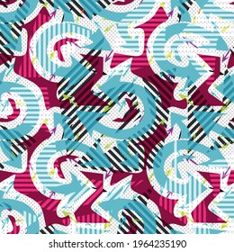 abstract color pattern in graffiti style. Quality vector illustration for your design