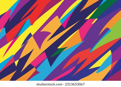 patrón de color abstracto en estilo graffiti con elementos de estilo urbano moderno ilustración de calidad brillante para su diseño