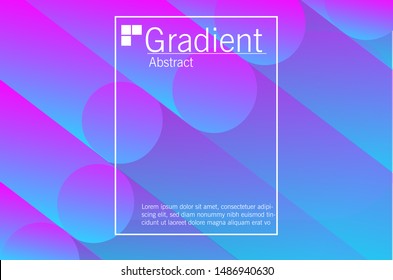 Abstract color pattern of neon color liquid gradient background with modern geometric dynamic motion style Suitable For Wallpaper, Banner, Background, Card, Book Illustration, landing page