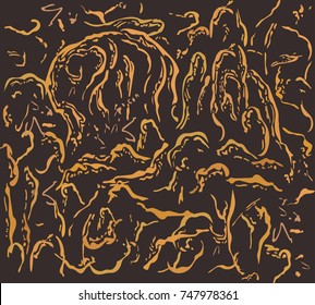 Abstract color pattern on vintage background,vector illustration.