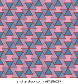Abstract color pink and blue seamless pattern for new background.