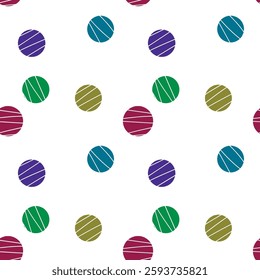 Abstract color polka dots pattern background. Seamless pattern. Abstract colorful background.