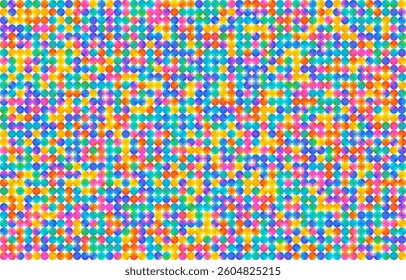 Abstract color polka dots pattern background