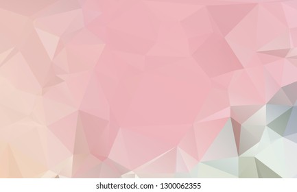 Abstract Color Polygon Background Design, Abstract Geometric Origami Style With Gradient - Vector