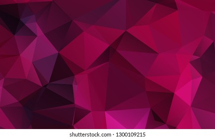 Abstract Color Polygon Background Design, Abstract Geometric Origami Style With Gradient - Vector