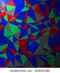 Color Resumen Diseño de fondo de polígono, Estilo De Origami Geométrico Resumen Con Gradiente - Vector
