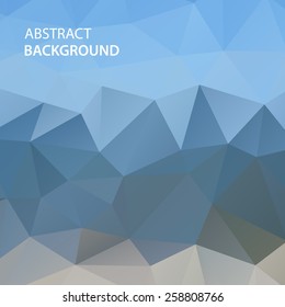 Abstract color polygonal geometric background.