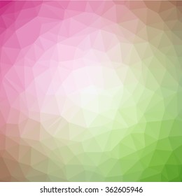 Abstract color polygonal triangle pattern. Low poly style background. Colorful texture.