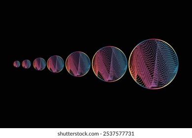 Abstrakte Farbe Poster Welle Hintergrund Animation Computer Bildschirm Illusion Hintergrund