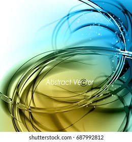 Abstract color pure vector background. Contrast cool refresh frame