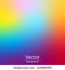 abstract color rainbow background and blurred wallpaper with vector design