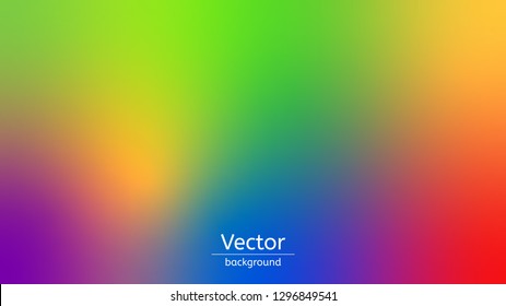 abstract color rainbow background and blurred wallpaper with vector design