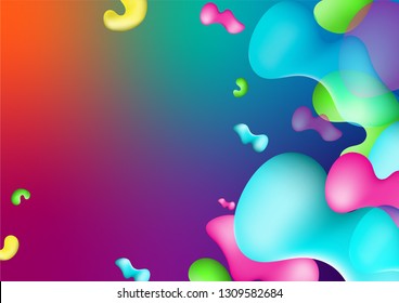 abstract color rainbow background wallpaper with vector design .Blur smooth colorful