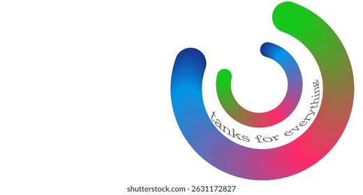 Abstract Color Rainbow Gradient Shapes Set. Vector Graphic with Wavy Lines in Bright Colors. Colorful Fluid Wave Pattern. Squiggly Design Elements.
