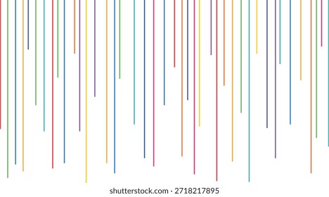 Abstract color, rainbow stripes, colored rain on a transparent background, colored pencils and paints. - Powered by Shutterstock - Get 15% off with code: PIKWIZARD15