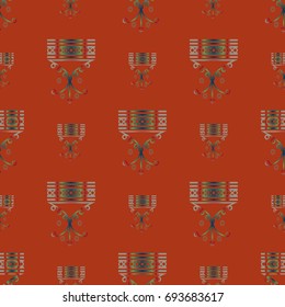 Abstract color red seamless pattern for new background.