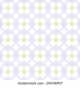 Abstract color repeating pattern. Vector illustration.
