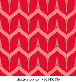 Abstract color seamless chevron pattern for background texture.
