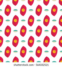 Abstract color seamless geomatric pattern. vector illustration.