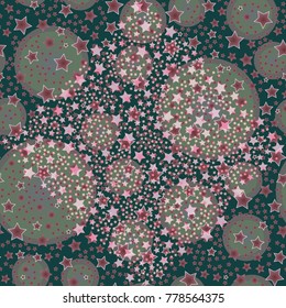 Abstract color seamless geometric pattern for new background.