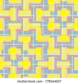 Abstract color seamless geometric pattern for new background.