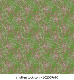 Abstract color seamless pattern for background texture.