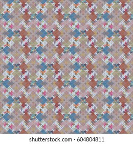 Abstract color seamless pattern for background texture.