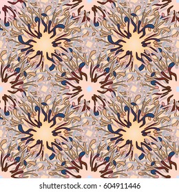 Abstract color seamless pattern for background texture.