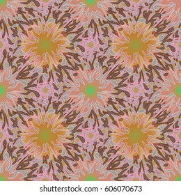 Abstract color seamless pattern for background texture.