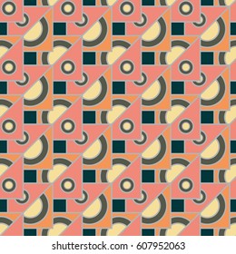 Abstract color seamless pattern for background texture.